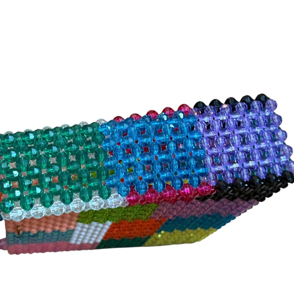 Susan Alexandra Ash Bag Handmade From Over 1500 Beads 1970 Inspired Vintage - Picture 8 of 11